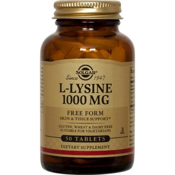 L-Lysine 1000mg tabs 50s Αμινοξέα